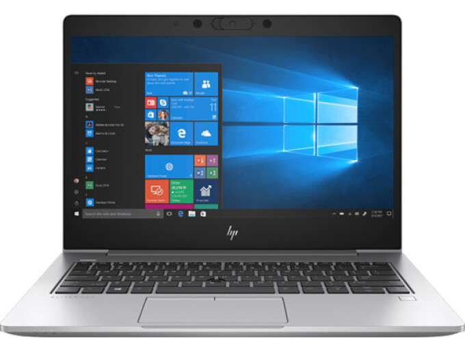 HP EliteBook 830 G6 – 13.3", Core i5, 8GB, 256GB SSD - Närbild på portar.