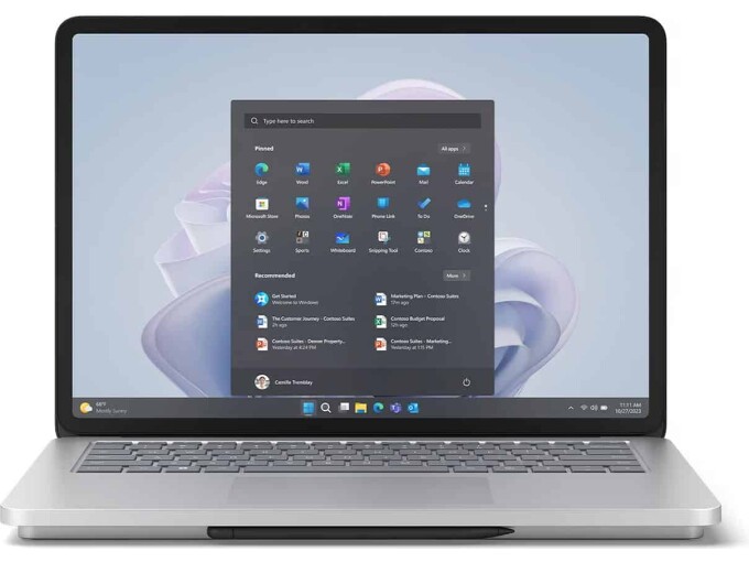 Microsoft Surface Laptop Studio - 14.4" Touch, Core i7, 16GB RAM, 512GB SSD, RTX 3050 Ti - Framifrån,