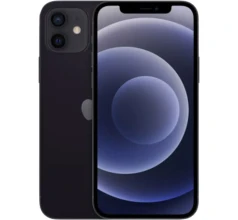 Apple iPhone 12 – 64GB, Black framifrån
