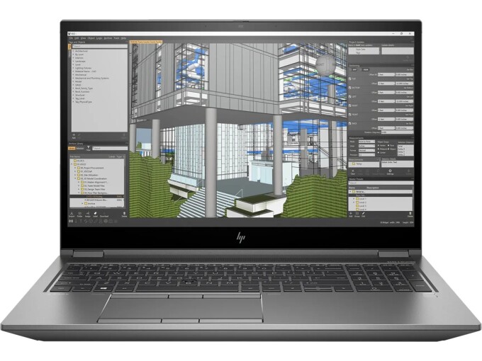 HP ZBook Fury 15 G8 - 15.6", Core i9, 32GB, 1TB SSD, RTX A3000 höger sida