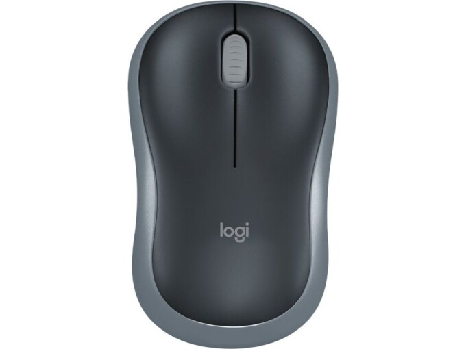 Logitech M185. 1000 dpi - Grå - ovansidan