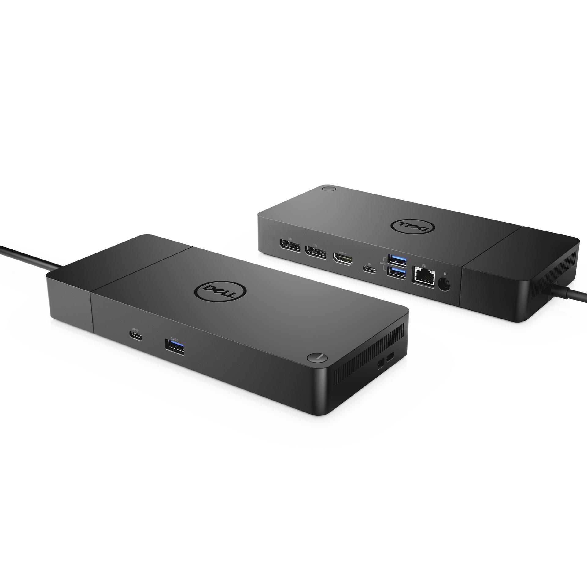 Dell WD19S USB-C Dock – 240 W | 2x DP 1.4, HDMI, USB-C, 3x USB-A, GbE | Kompatibel med Dell & USB-C-datorer